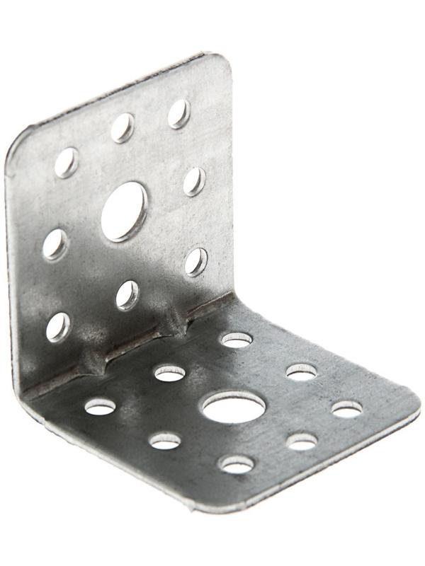 Уголок крепёжный усиленный 40 х 40 х 40 х 1.5 мм, ГОЦ