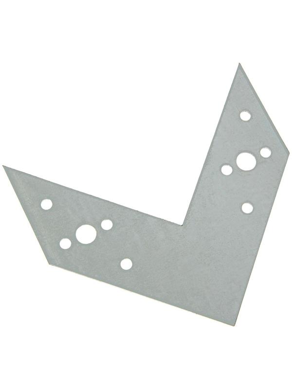 Соединитель угловой, 120х120 мм, ГОЦ, в упаковке 60 шт.