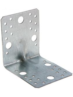 Уголок крепёжный усиленный 105 х 105 х 90 х 2 мм, ГОЦ, крупная фасовка