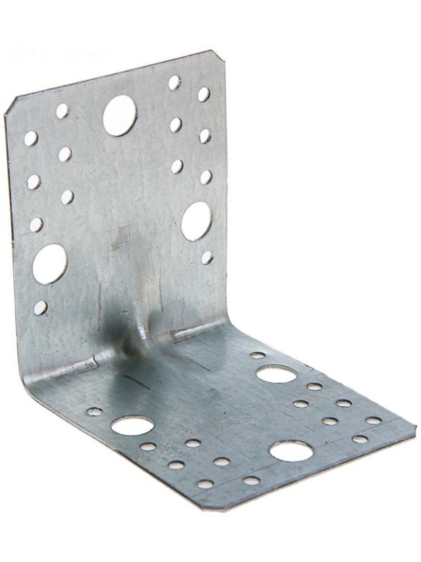 Уголок крепёжный усиленный 105 х 105 х 90 х 2 мм, ГОЦ, крупная фасовка