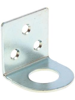 Пробой-ушко, гнутое, 40х75 мм, цинк, в упаковке 200 шт.