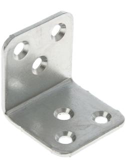 Уголок мебельный 32 х 32 мм, оцинкованный, крупная фасовка