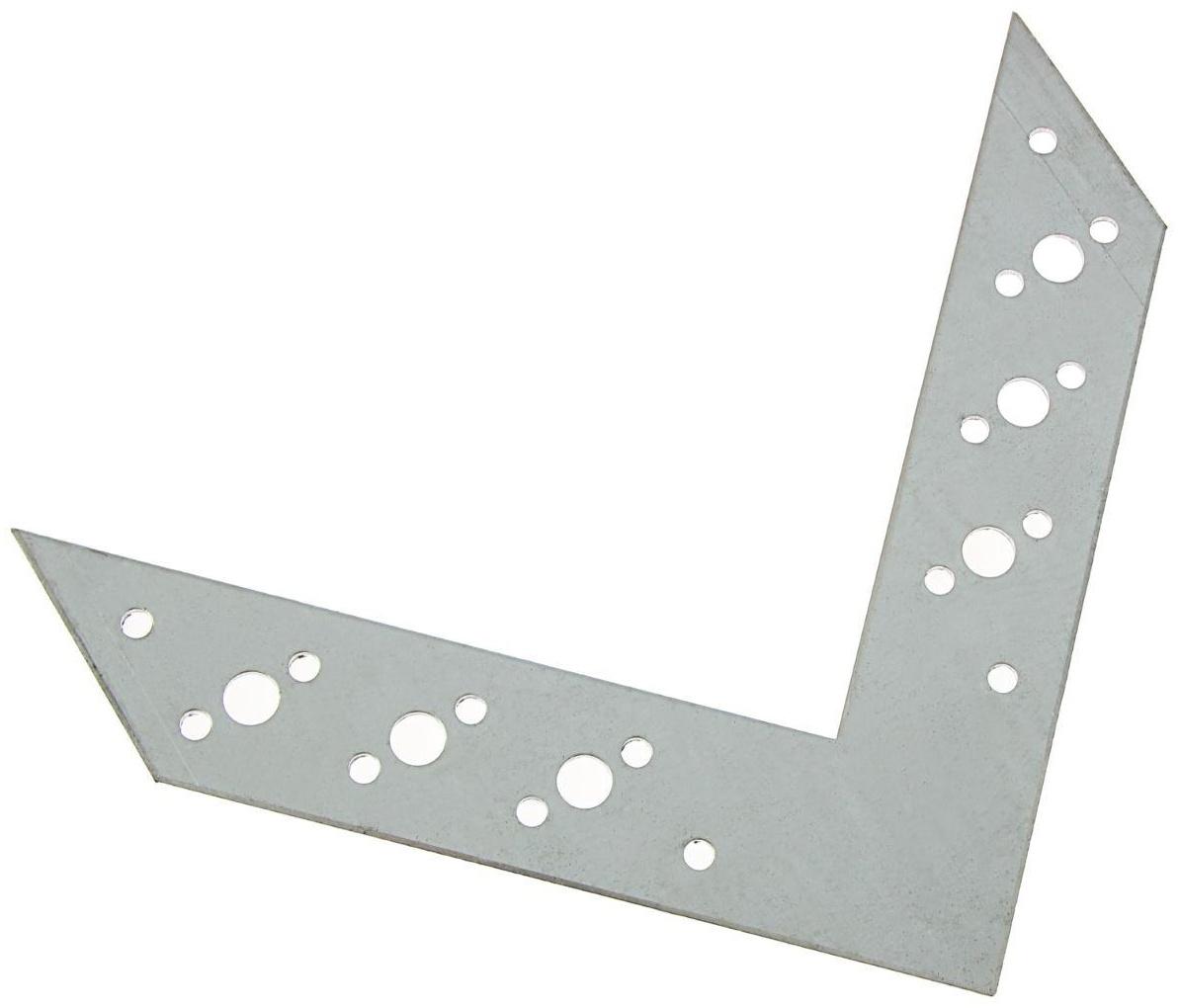 Соединитель угловой, 175х175х2 мм, ГОЦ, в упаковке 40 шт.