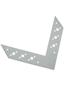 Соединитель угловой, 175х175х2 мм, ГОЦ, в упаковке 40 шт.