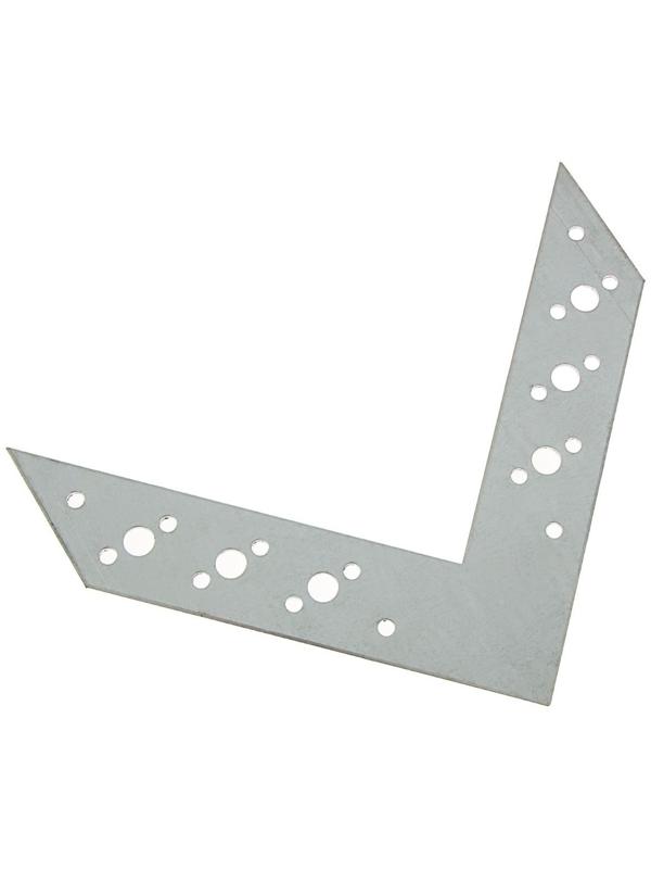 Соединитель угловой, 175х175х2 мм, ГОЦ, в упаковке 40 шт.