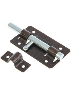 Задвижка дверная ЗД-01, покрытие полимер, медная