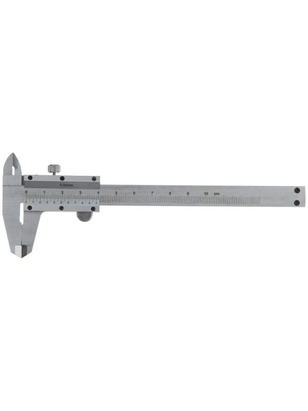 Штангенциркуль ТУНДРА, металлический, с глубиномером, цена деления 0.05 мм, 100 мм