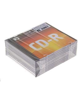 Диск CD-R Data Standard, 52x, 700 Мб, Slim,  набор 10 шт