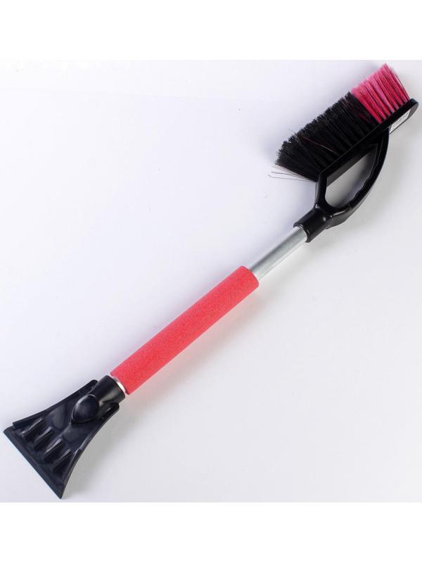 Щётка для снега автомобильная со скребком 