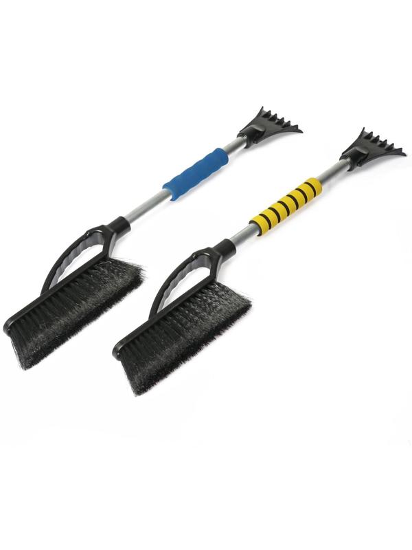 Щётка для снега автомобильная со скребком 