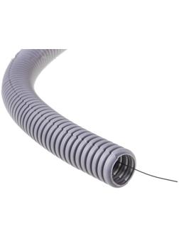 Труба гофрированная, d=25 мм, 75 м, ПВХ, с зондом