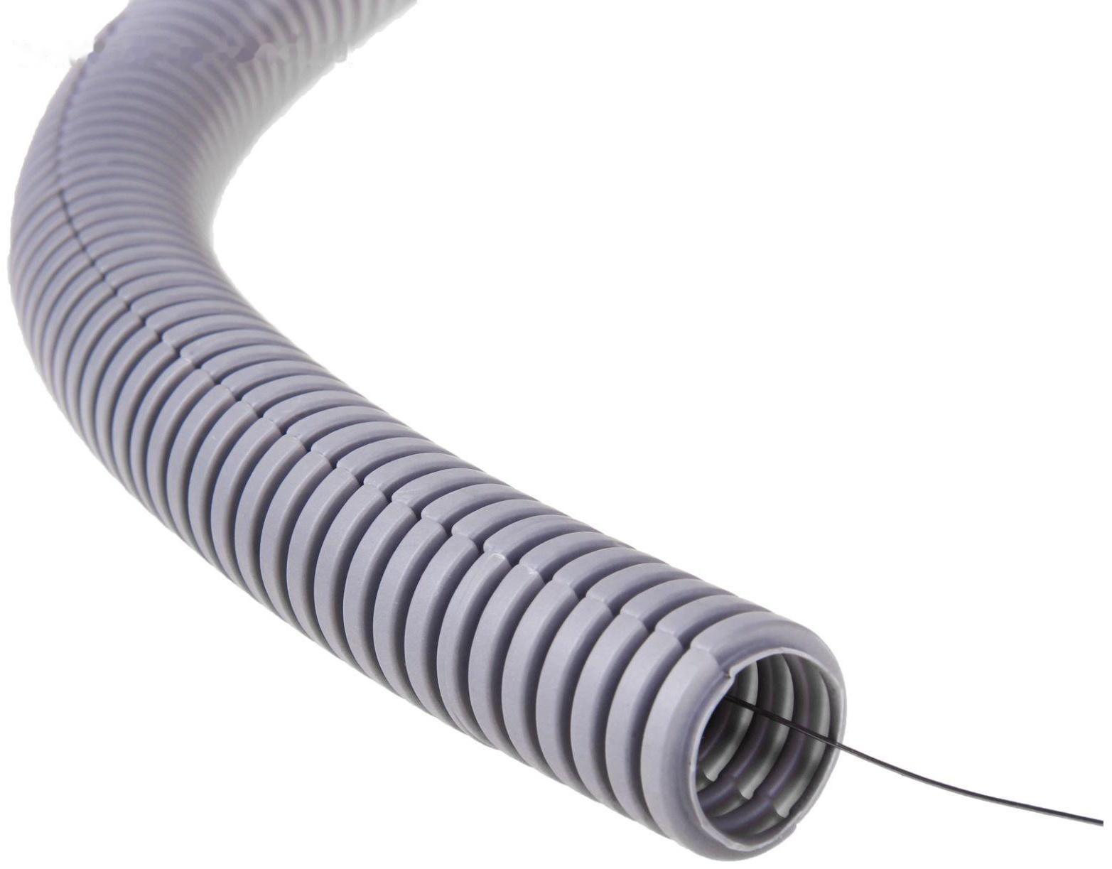 Труба гофрированная, 20 мм, с зондом, ПВХ, 100 м