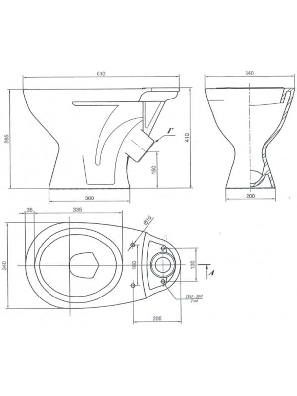 Унитаз компакт ЛЗСФ 