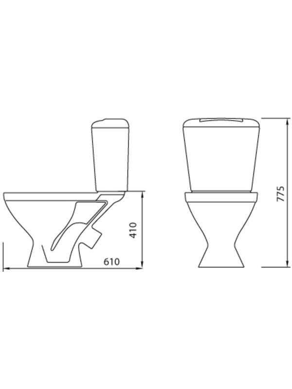 Унитаз компакт ЛЗСФ 