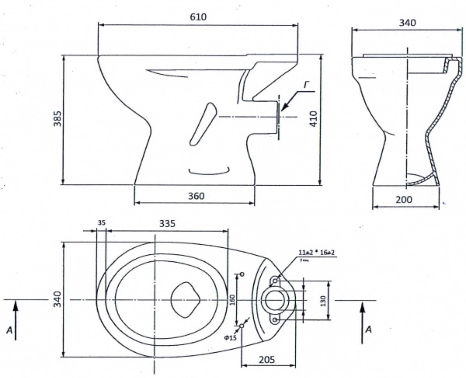 Унитаз компакт ЛЗСФ 