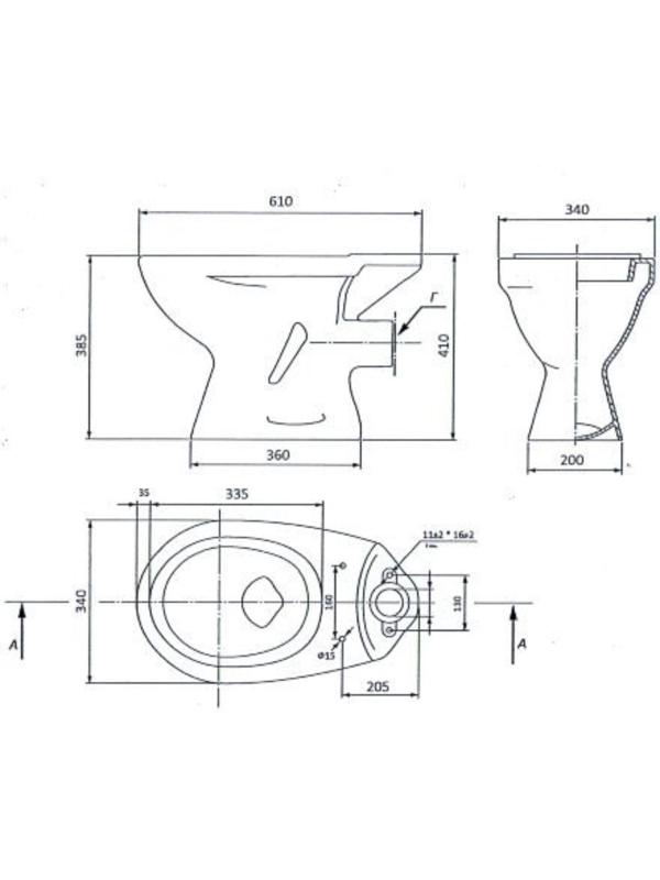 Унитаз компакт ЛЗСФ 