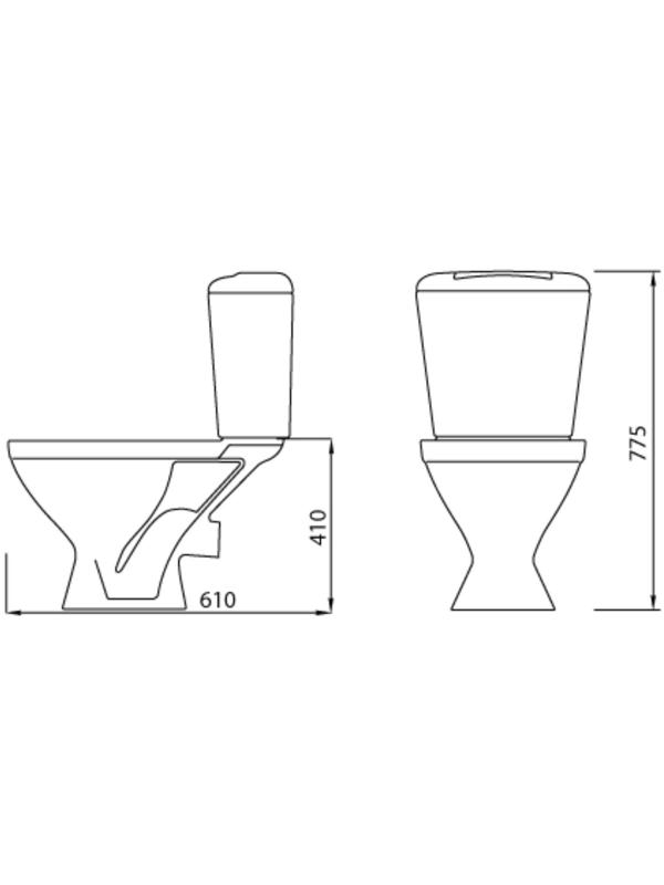 Унитаз компакт ЛЗСФ 