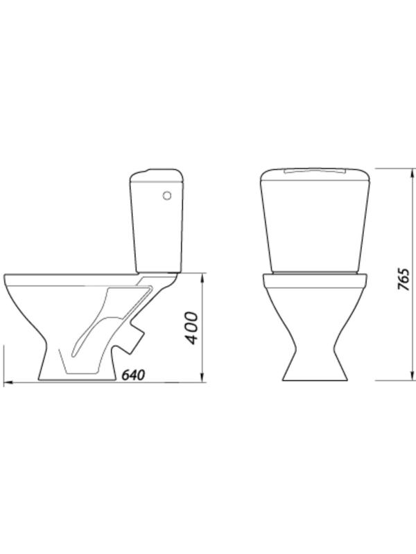 Унитаз компакт ЛЗСФ 