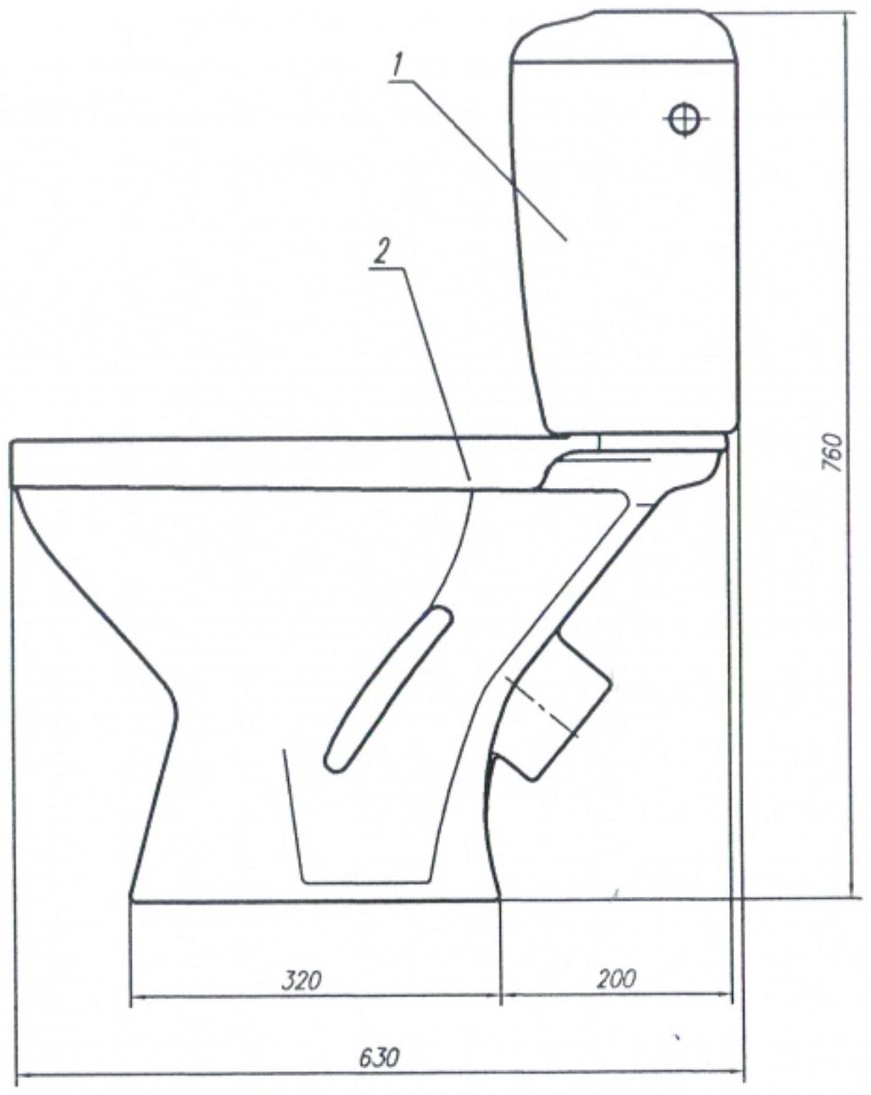 Унитаз компакт ЛЗСФ 