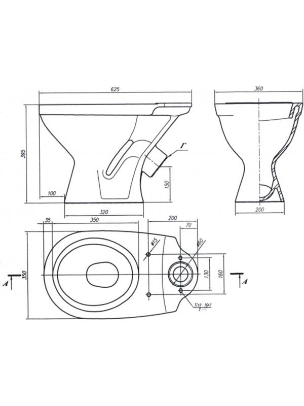 Унитаз компакт ЛЗСФ 