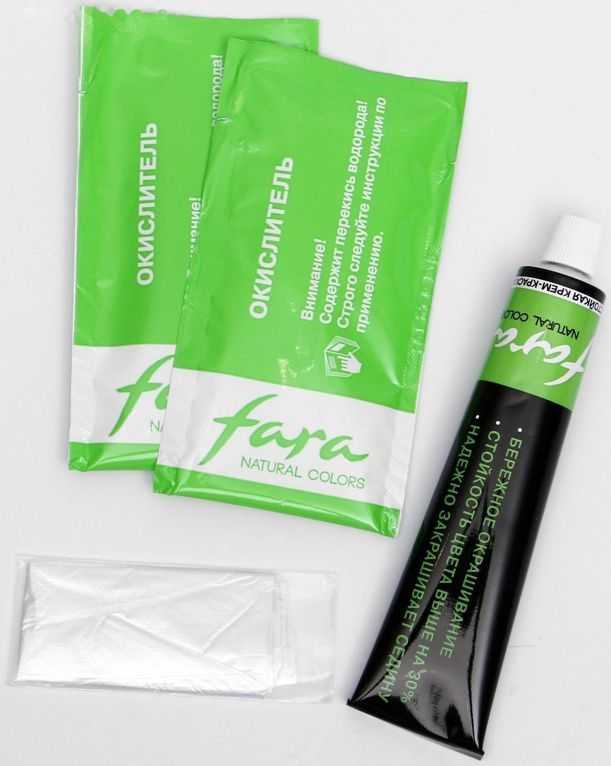 Краска для волос Fara Natural Colors, тон 304, шоколад, 135 мл