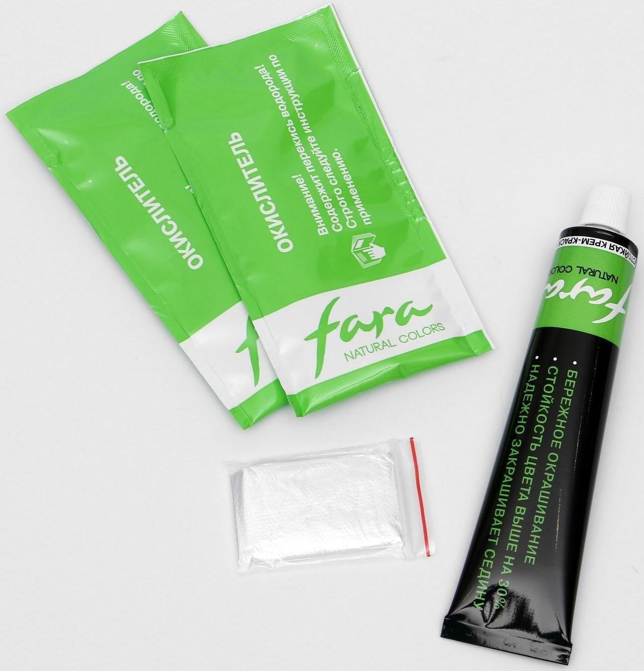 Краска для волос Fara Natural Colors 350 пшеница, 160 мл