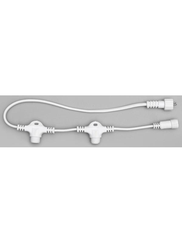 Разветвитель для сосулек 1:3, белая нить, 50 см