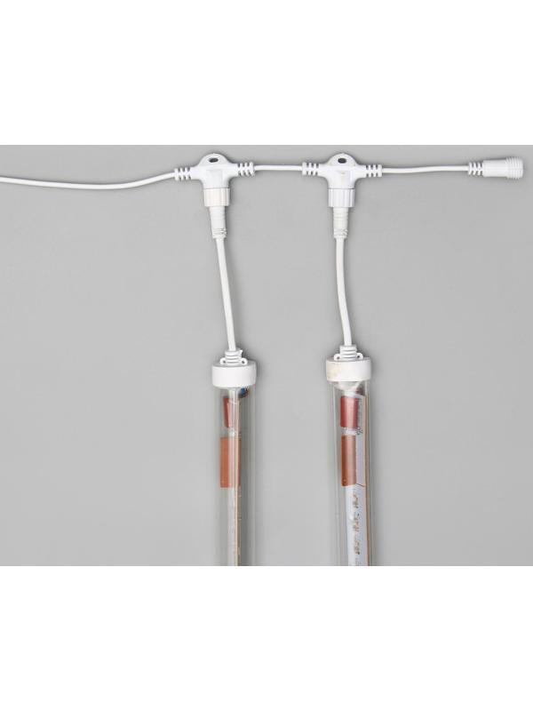 Разветвитель для сосулек 1:3, белая нить, 50 см