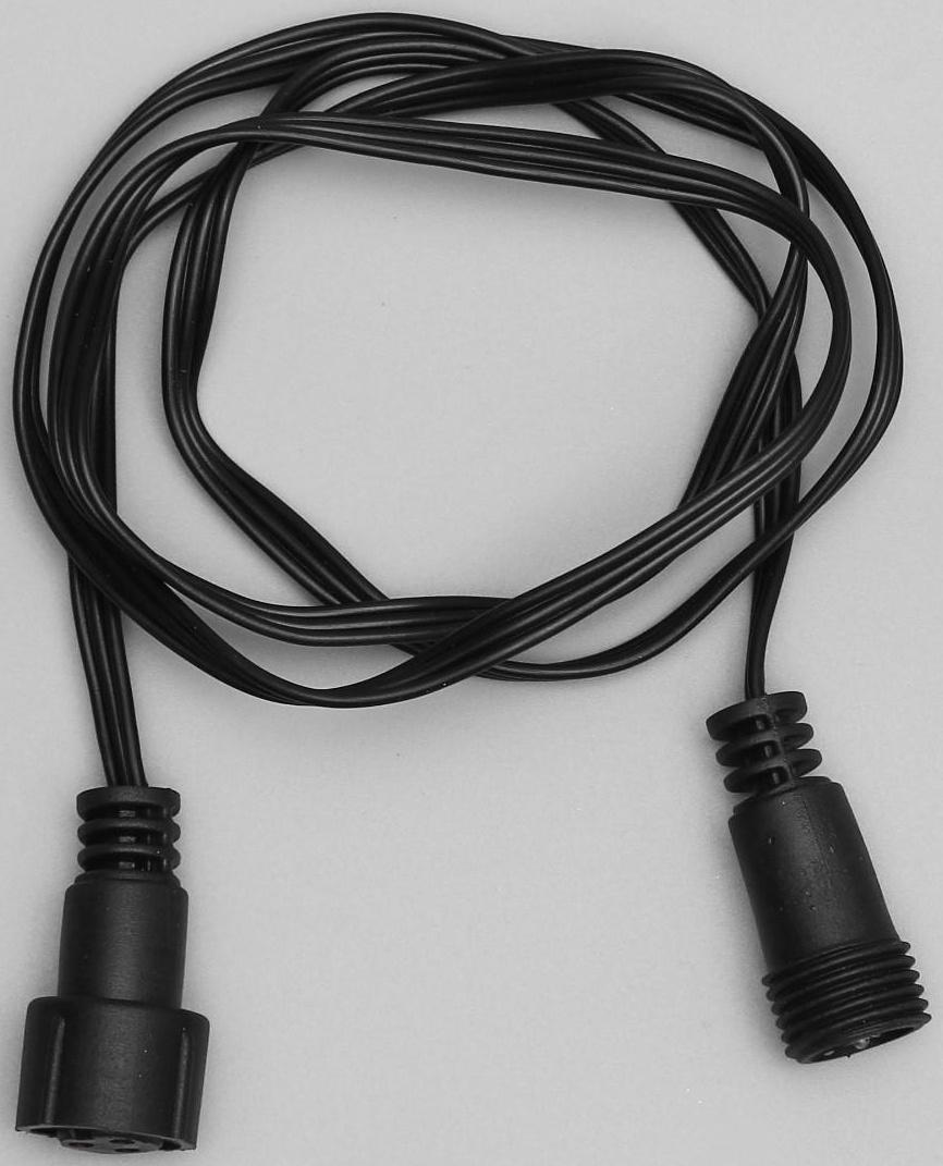 Удлинитель для гирлянд УМС, 3W, 100 см, тёмная нить, 220 В