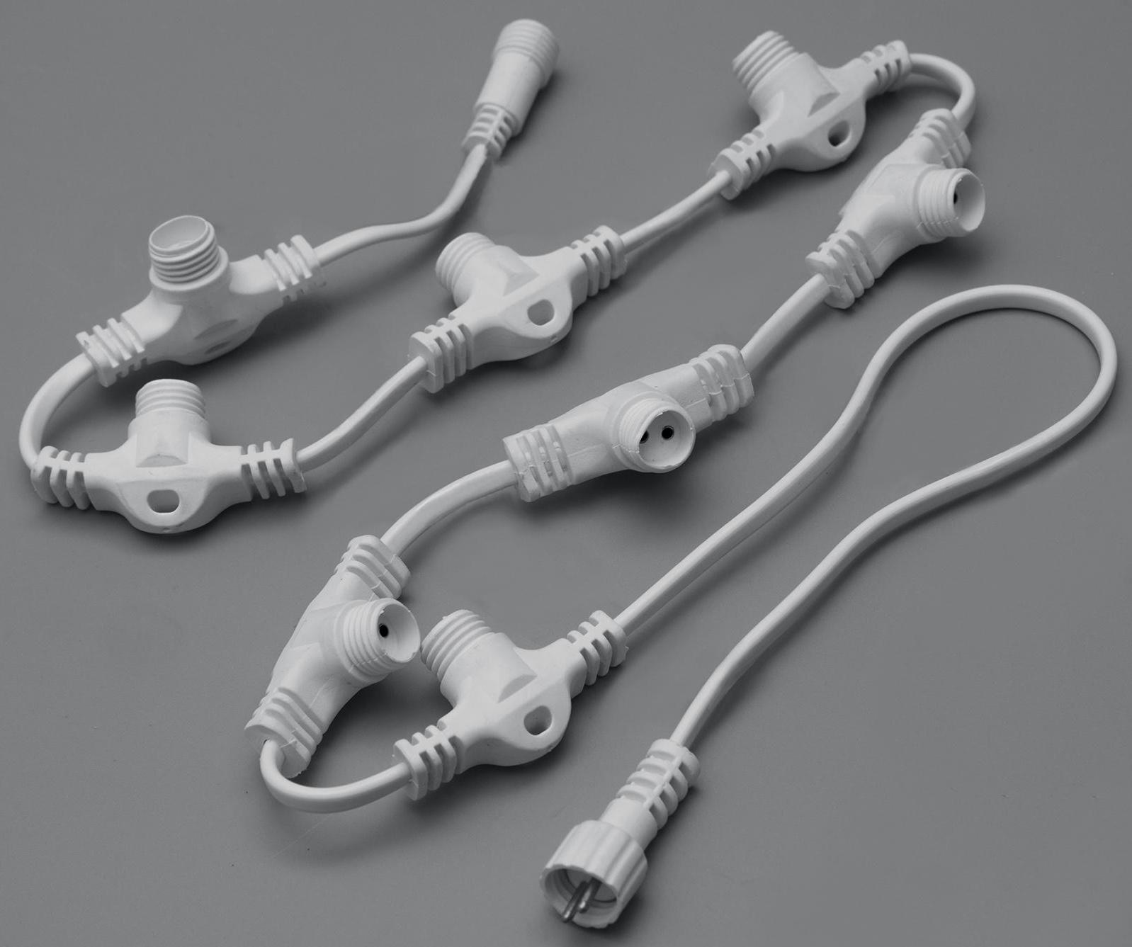 Разветвитель для сосулек 1:9, белая нить, 110 см