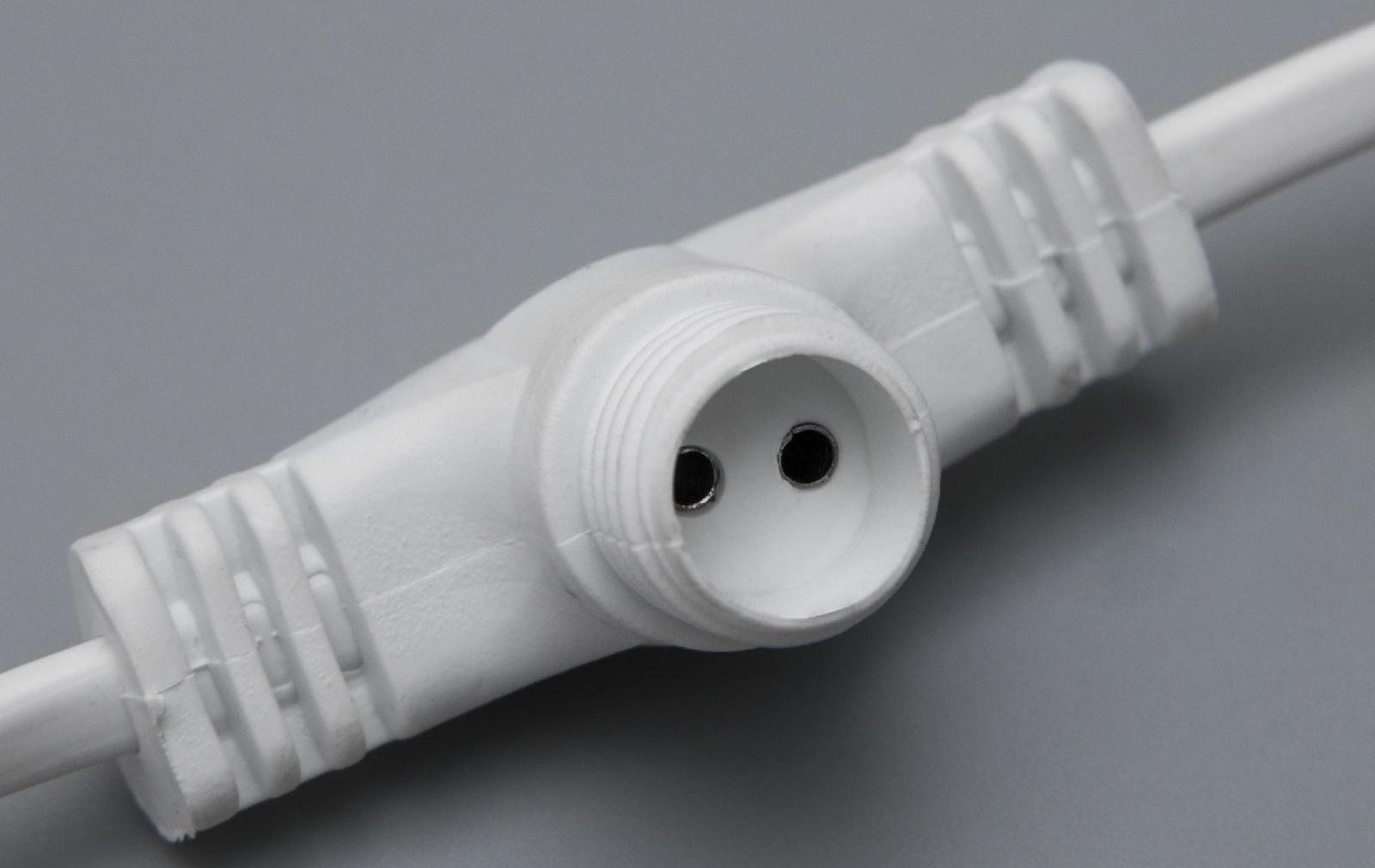 Разветвитель для сосулек 1:9, белая нить, 110 см