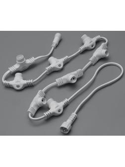 Разветвитель для сосулек 1:9, белая нить, 110 см