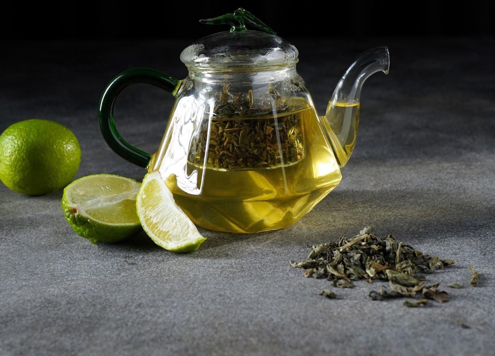 Чайник стеклянный заварочный «Грин», 600 мл, стеклянное сито