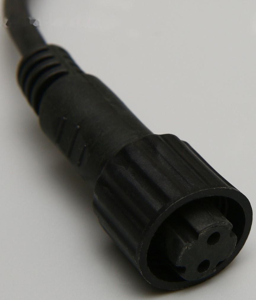 Шнур питания для гирлянд УМС до 6000 светодиодов, 2W, нить тёмная, 150 см, 220 В