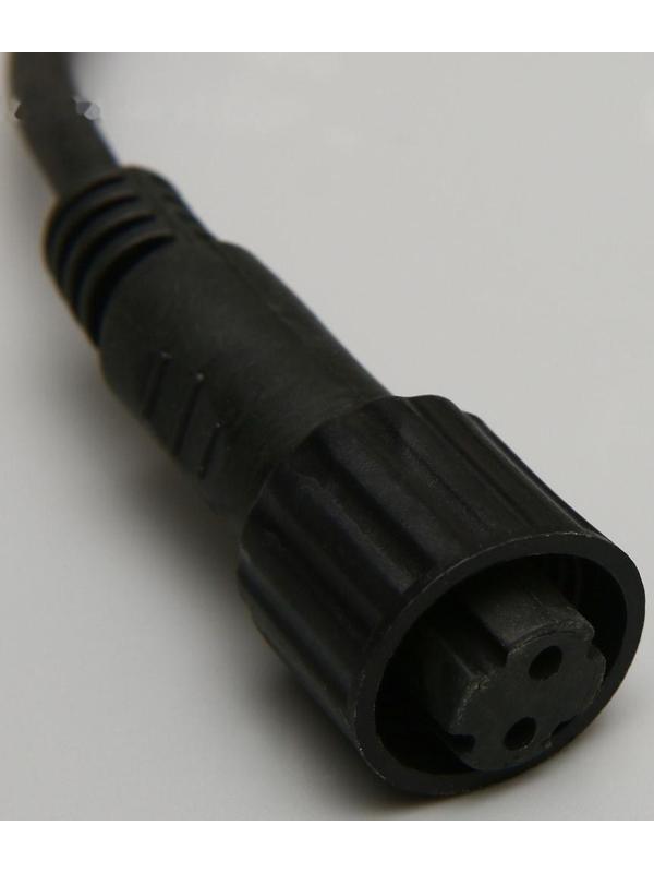 Шнур питания для гирлянд УМС до 6000 светодиодов, 2W, нить тёмная, 150 см, 220 В