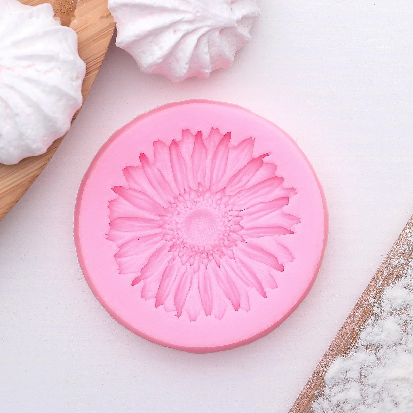 Молд «Герберы», 6×6 см, цвет МИКС