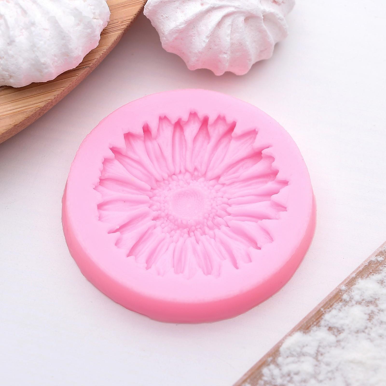 Молд «Герберы», 6×6 см, цвет МИКС