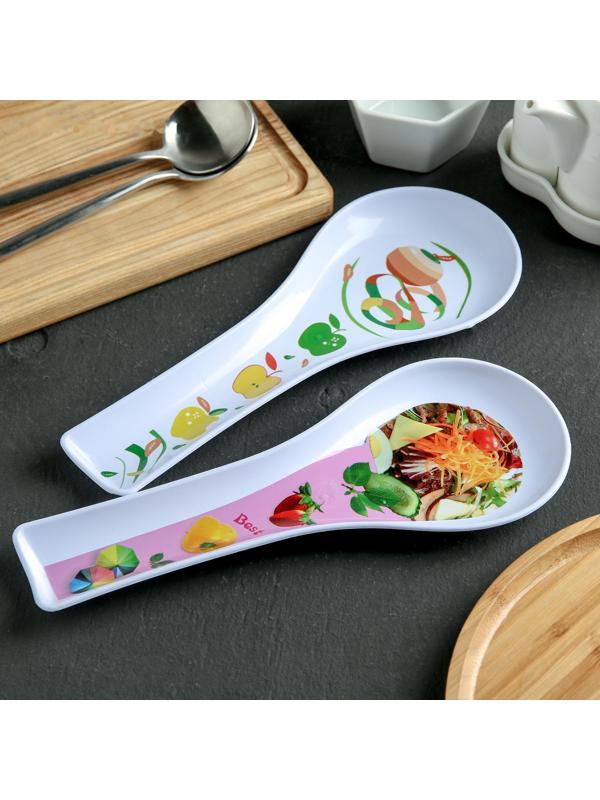 Подставка под ложки «Изобилие», 27×10 см, рисунок МИКС