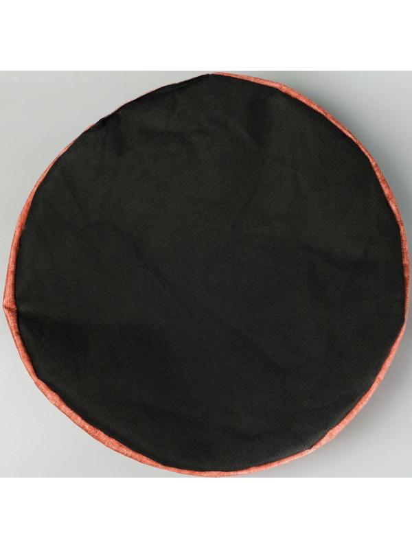 Лежак-антистресс для собак и кошек, круглый, 50 х 50 см, микс цветов