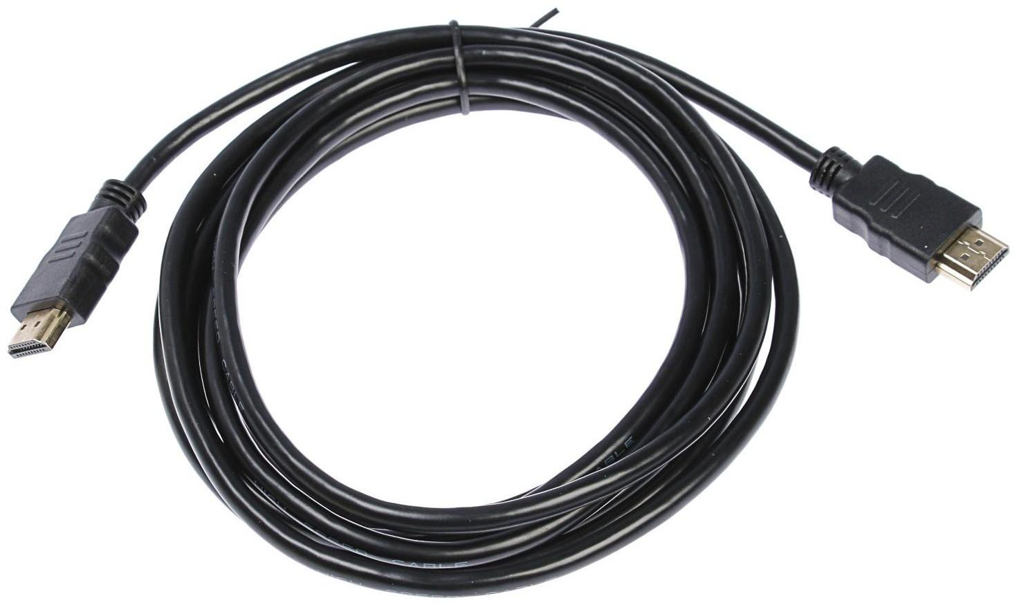 Кабель видео Smartbuy K-231, HDMI(m)-HDMI(m), ver 1.4, 3 м, черный