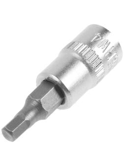 Головка с битой ТУНДРА, под квадрат 1/4