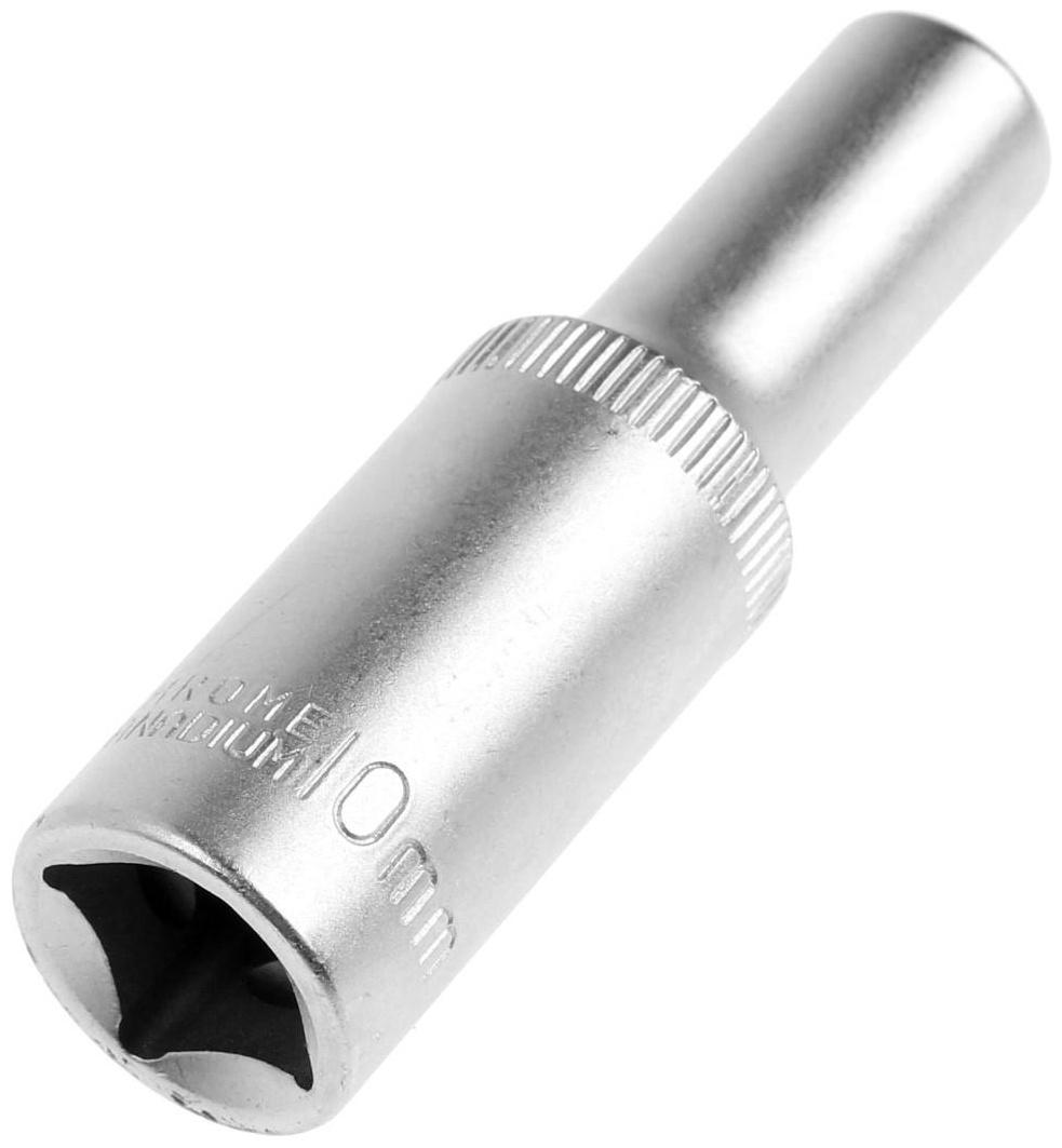 Головка торцевая шестигранная удлиненная ТУНДРА, под квадрат 1/2