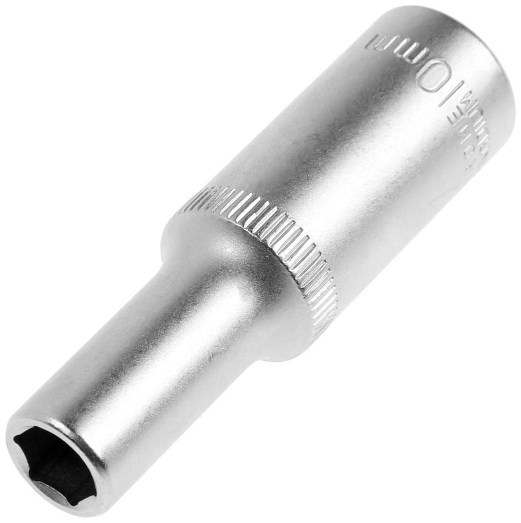 Головка торцевая шестигранная удлиненная ТУНДРА, под квадрат 1/2