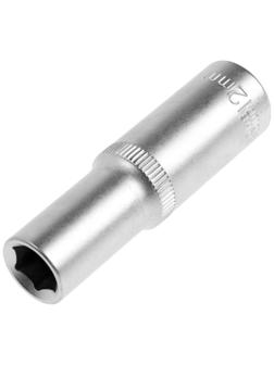 Головка торцевая шестигранная удлиненная ТУНДРА, под квадрат 1/2