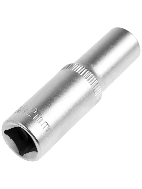 Головка торцевая шестигранная удлиненная ТУНДРА, под квадрат 1/2