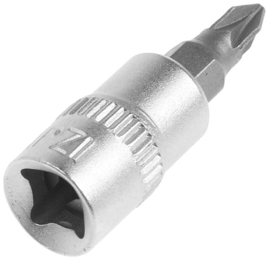 Головка с битой ТУНДРА, под квадрат 1/4