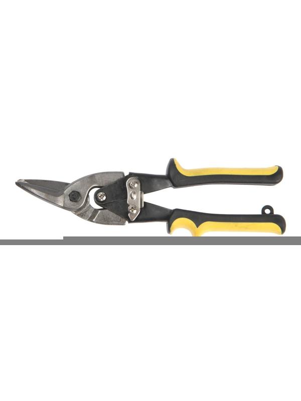 Ножницы по металлу ТУНДРА, 250 мм, 2К рукоятки, правый рез