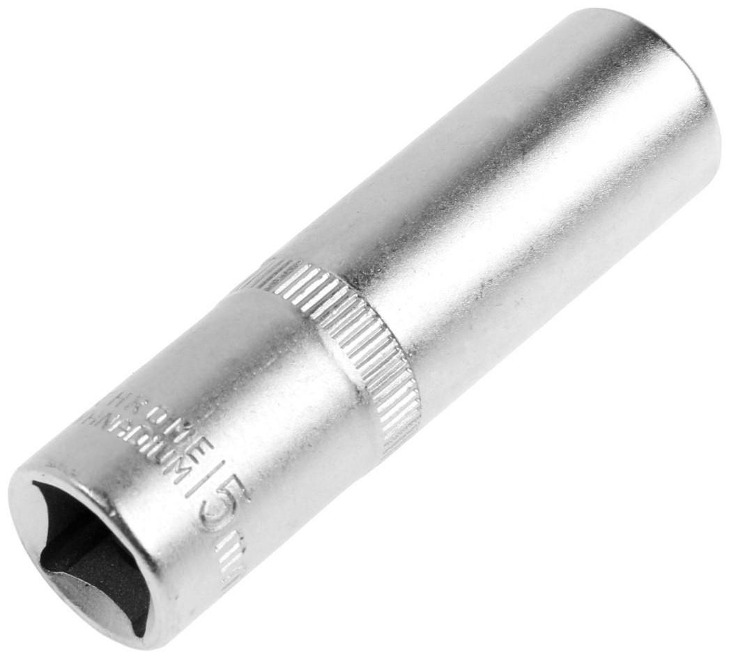 Головка торцевая шестигранная удлиненная ТУНДРА, под квадрат 1/2