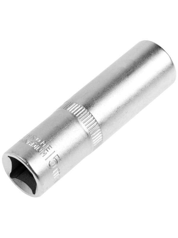 Головка торцевая шестигранная удлиненная ТУНДРА, под квадрат 1/2