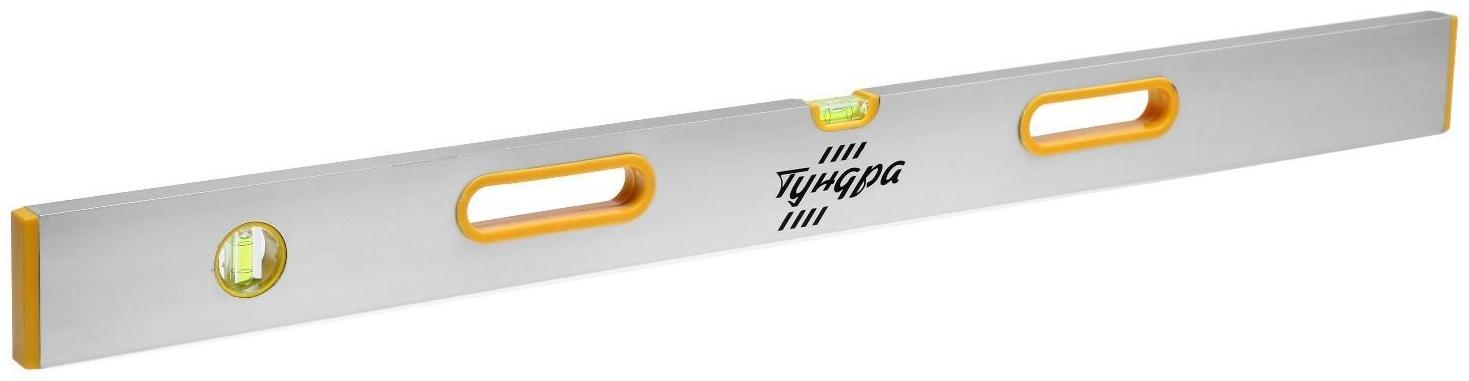Правило-уровень алюминиевое ТУНДРА, 2 глазка, 2 рукоятки, 1 м